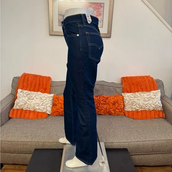 ❣️🆕Levi’s 726 Flare High Rise Dark Wash Jeans❣️ - Picture 6 of 12